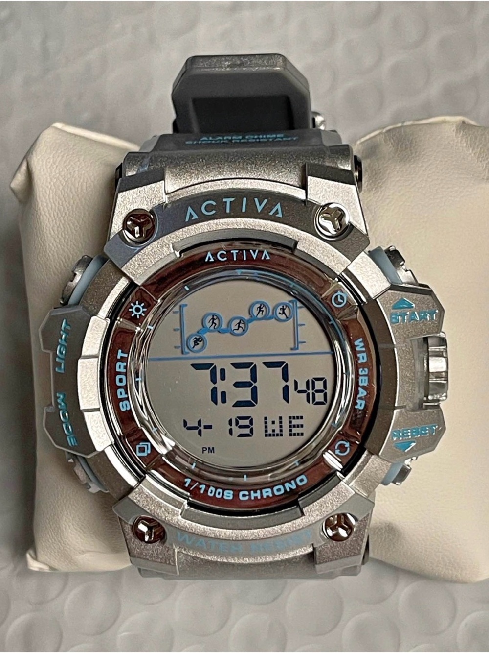 Activa Summit X Invicta Unisex Digital Watch - 50mm. Silver